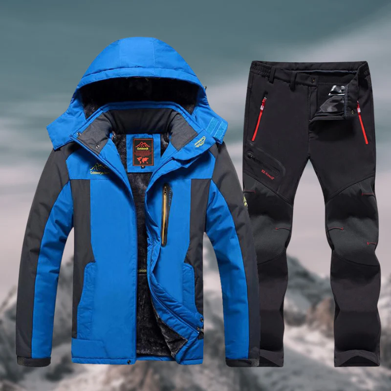 Herren-Winterset mit Fleecefutter und elastischer Passform für Outdoor-Aktivitäten - Image 4