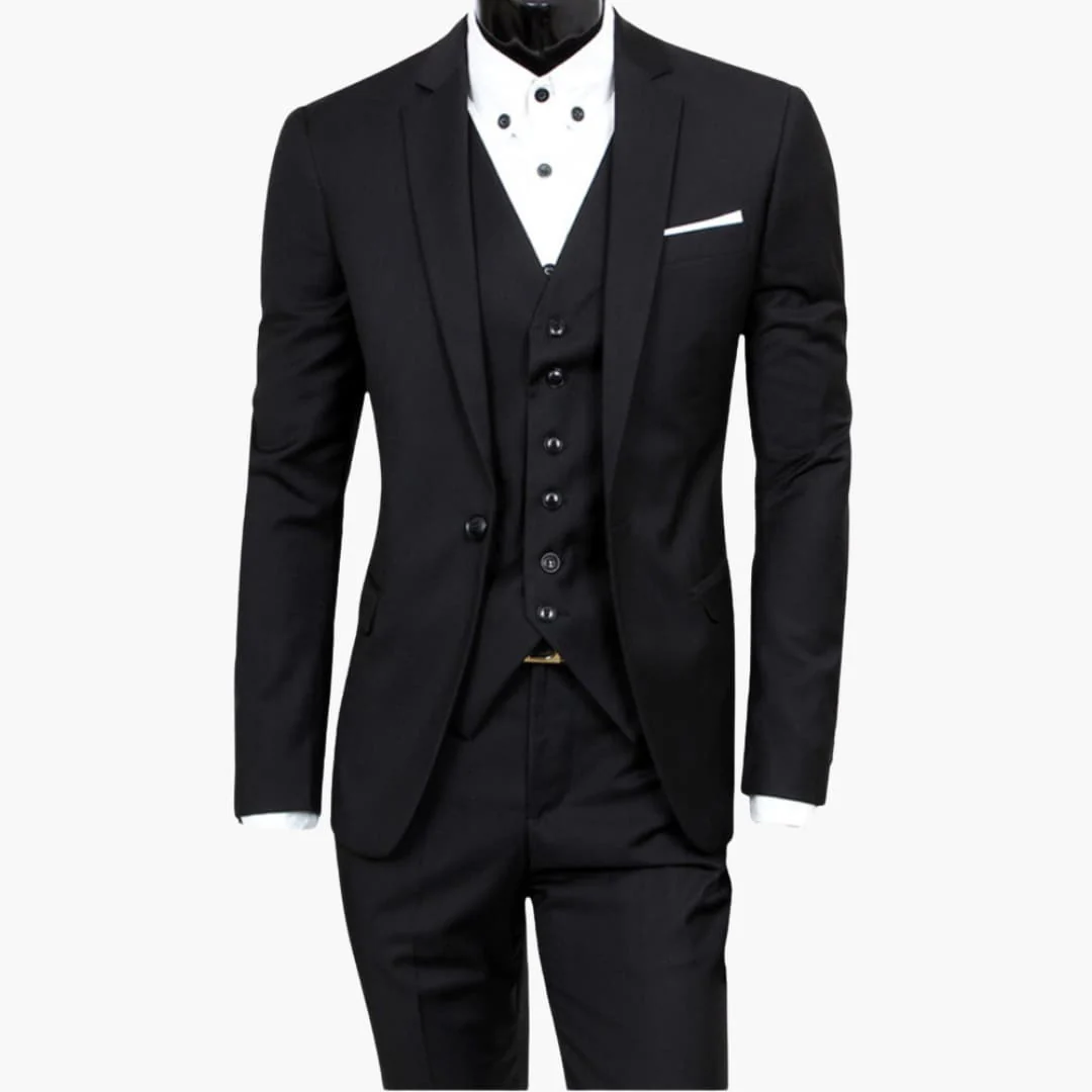 Herrenanzug dreiteilig slim fit für alle Jahreszeiten - Image 4