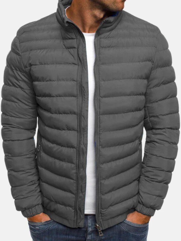 Herrenjacke - Elegante Gesteppte Jacke für Kühle Tage, Sportlich und Stilvoll - Image 6