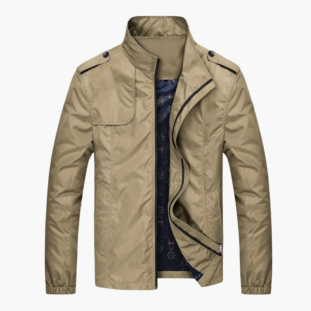 Herrenjacke mit Reißverschluss und langen Ärmeln - Image 4