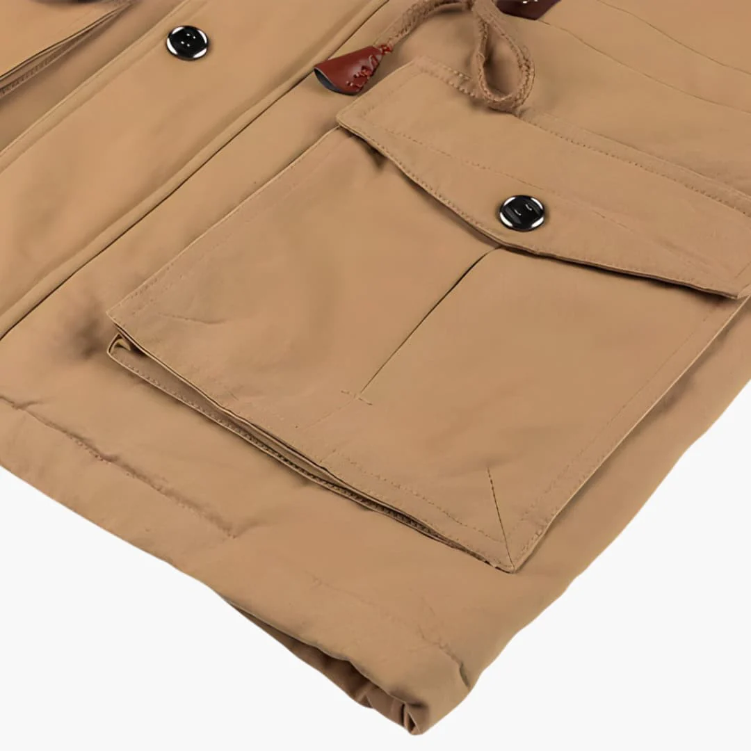 Herrenjacke mit Reißverschluss und mehreren Taschen - Image 8