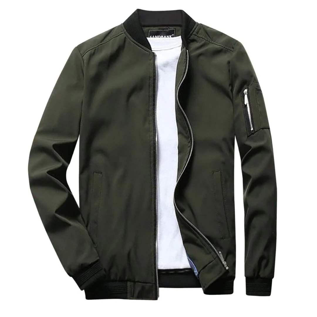 Herrenjacke mit Reißverschluss und zwei Seitentaschen - Image 2