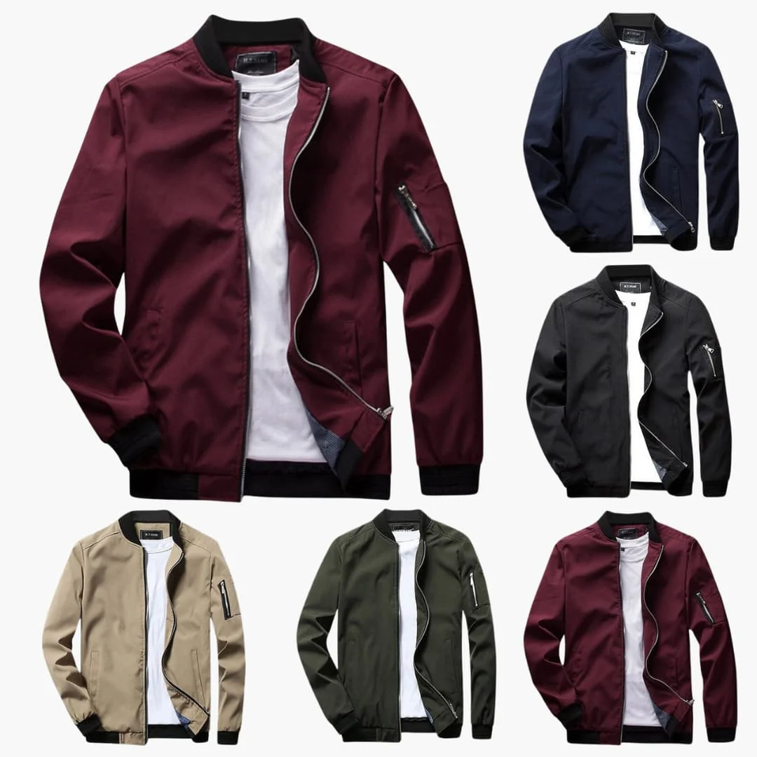 Herrenjacke mit Reißverschluss und zwei Seitentaschen - Image 3