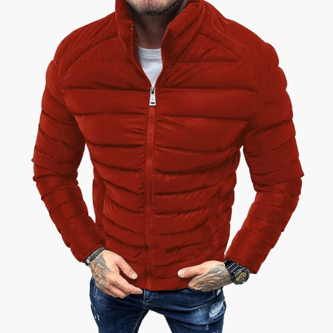 Herrenjacke mit Steppung und Reißverschluss - Image 3