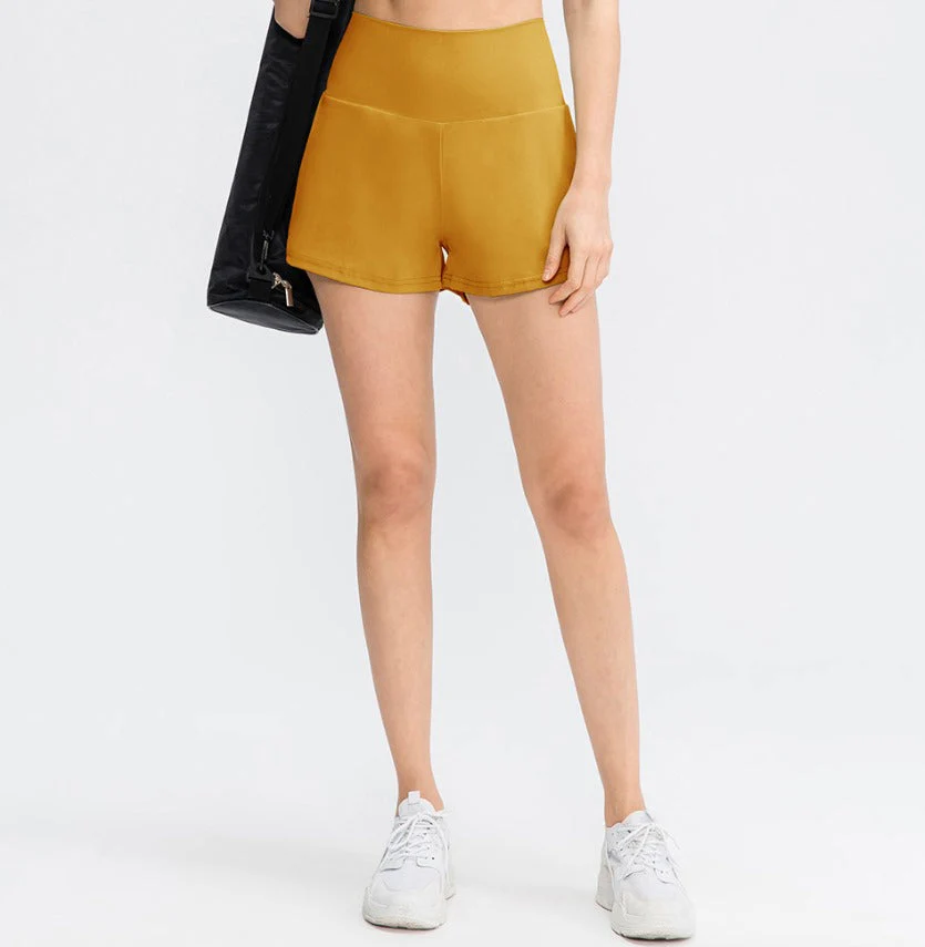 Hilara | 1-in-1 Yoga-Shorts mit hoher Taille, Gesäßtasche und Seitentasche - Image 14