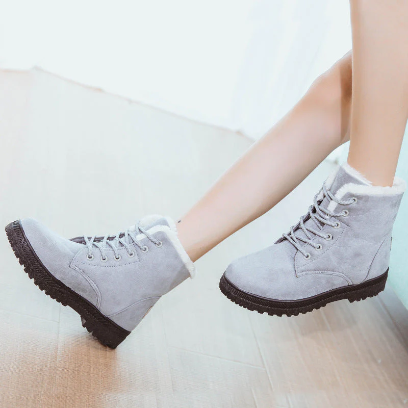 Hivara™ - Wasserdichte orthopädische Damen-Schneestiefel mit warmem Futter und rutschfester Sohle - Image 3