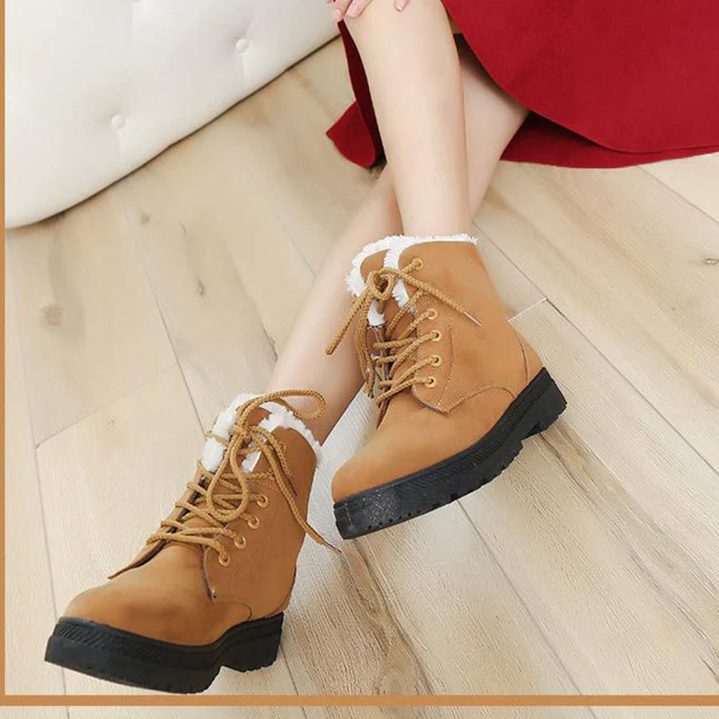 Hivara™ - Wasserdichte orthopädische Damen-Schneestiefel mit warmem Futter und rutschfester Sohle - Image 4