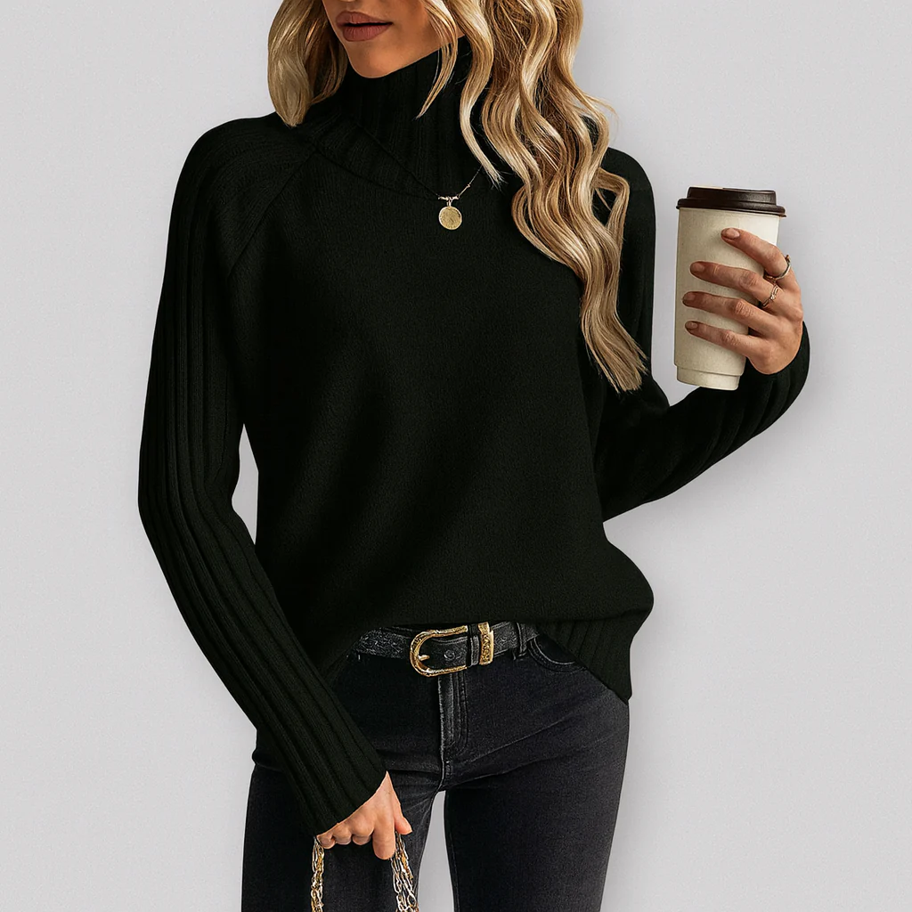 Hochkragen Pullover – Müheloser Stil mit moderner Leichtigkeit - Image 3
