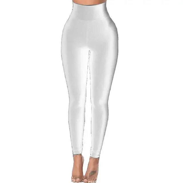 Hochtaillierte, schlanke, dehnbare, enge Leggings - Image 11