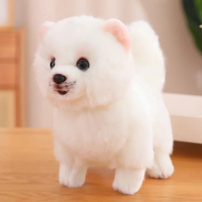 Hochwertiger Plüsch-Pomeranian – Weiche, realistische Hunde-Plüschtiere für Kinder, 30 cm groß - Image 6
