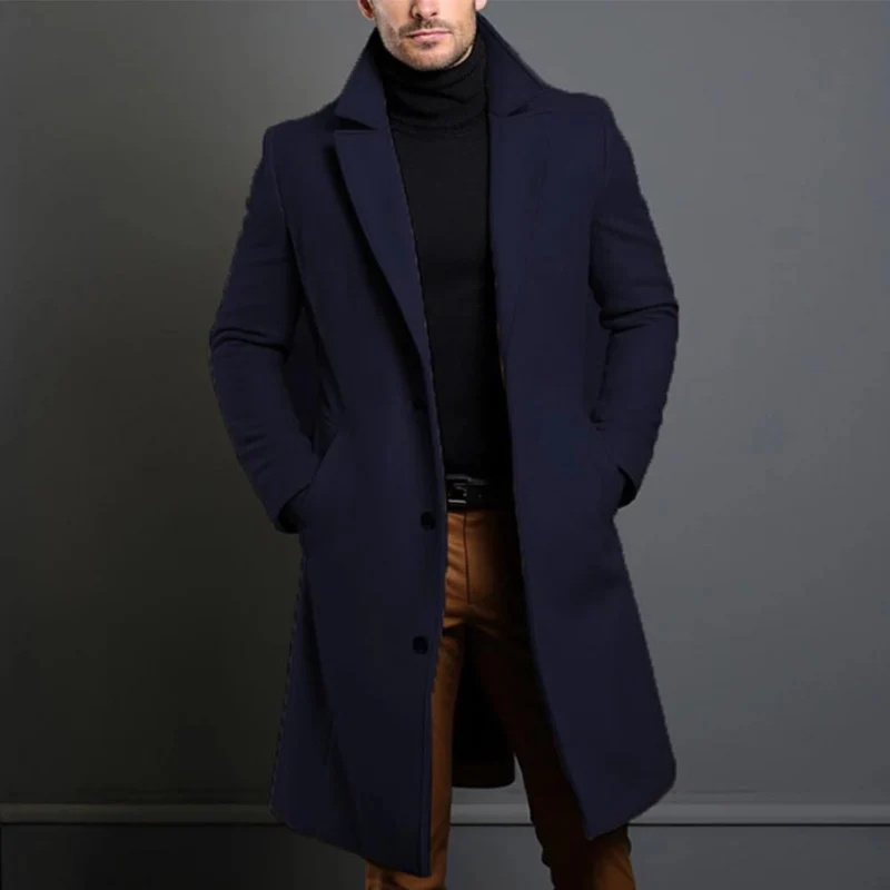 Hochwertiger Wollmantel für Männer - Image 3