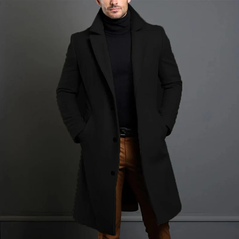 Hochwertiger Wollmantel für Männer - Image 4