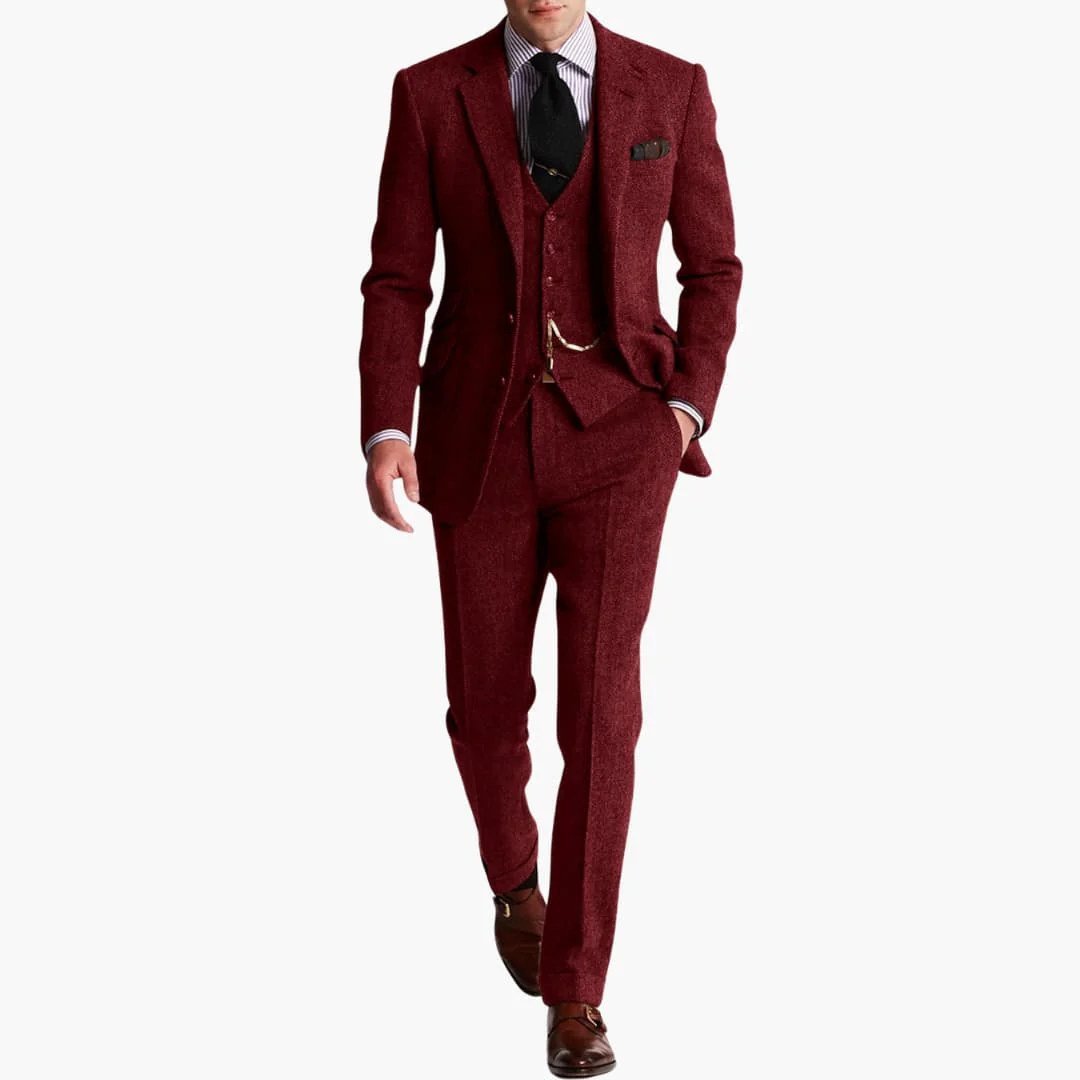Hochzeitsgast-Anzug - eleganter Stil für Herren mit Weste - Image 2