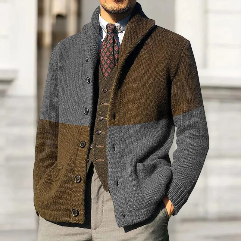 HOLGER - STRICKJACKE AUS DICKEM STRICK MIT KNÖPFEN - Image 9