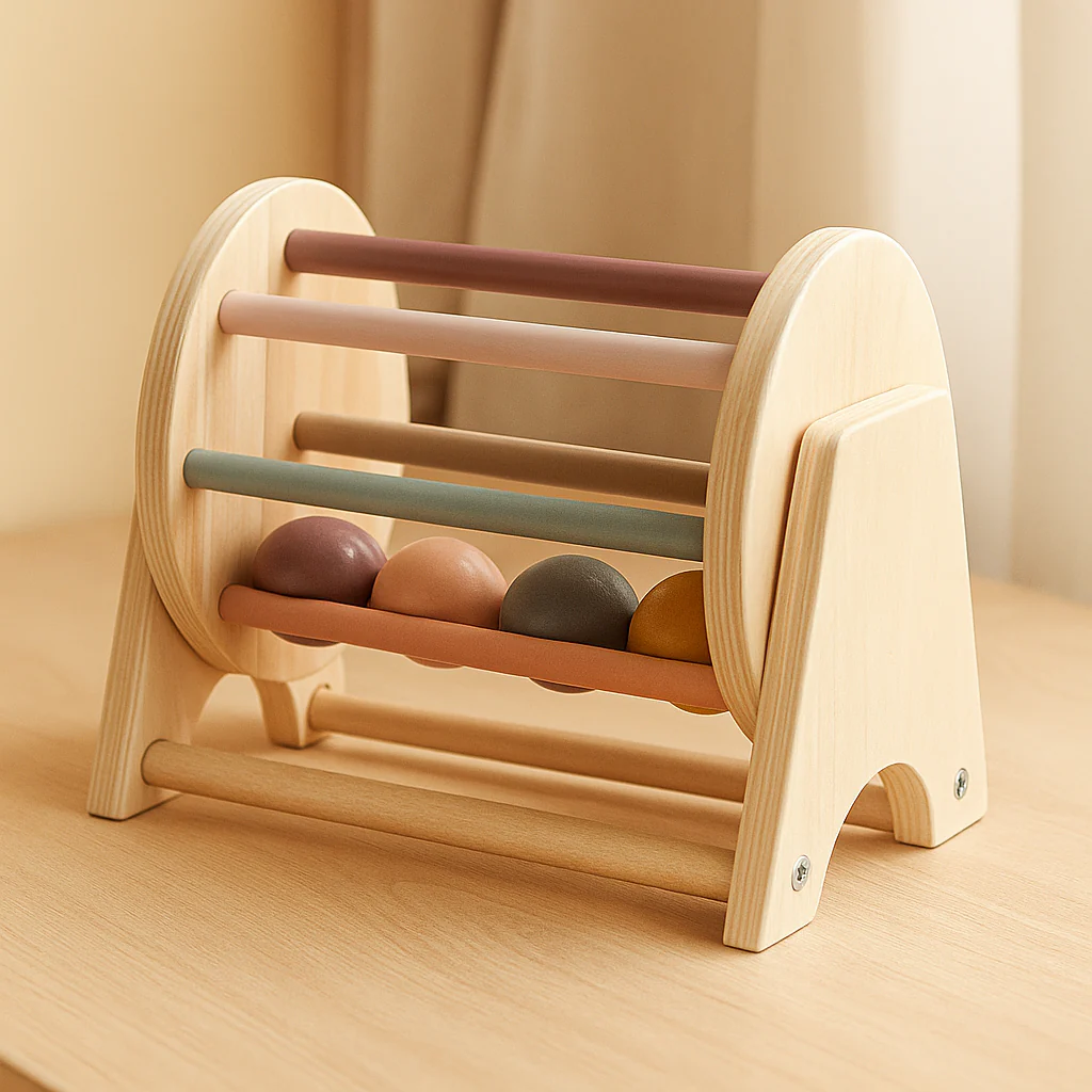 Holztrommel – Frühförderinstrument für Kleinkinder von 0–3 Jahren - Image 2