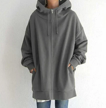 Hoodie Damen Oversize Kapuzenpullover | Lässig & Bequem - Image 2