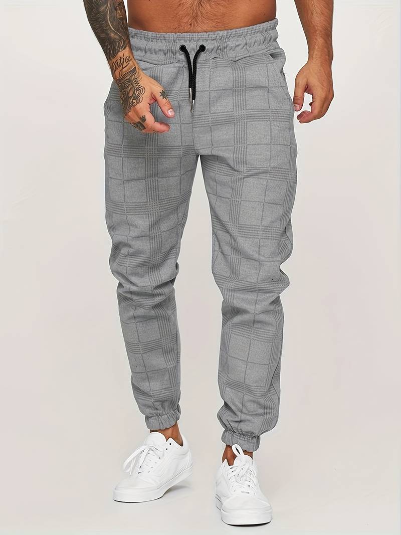 Hose Herren | Jogginghose Mit Karomuster - Image 10