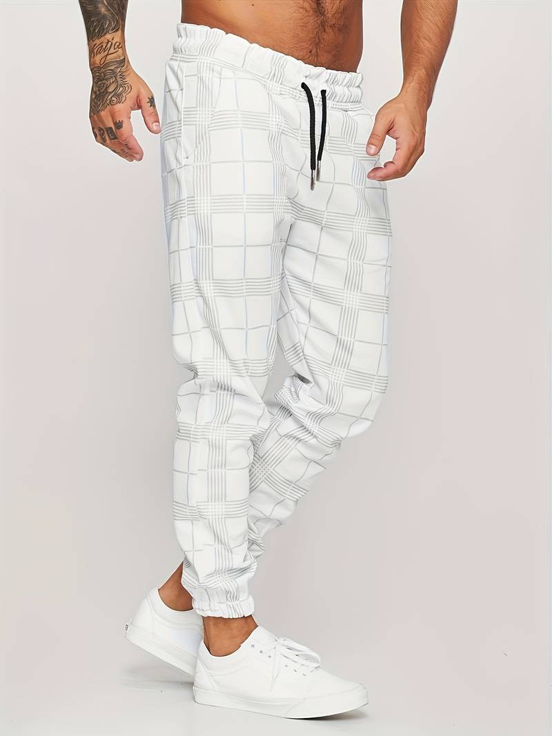 Hose Herren | Jogginghose Mit Karomuster - Image 12