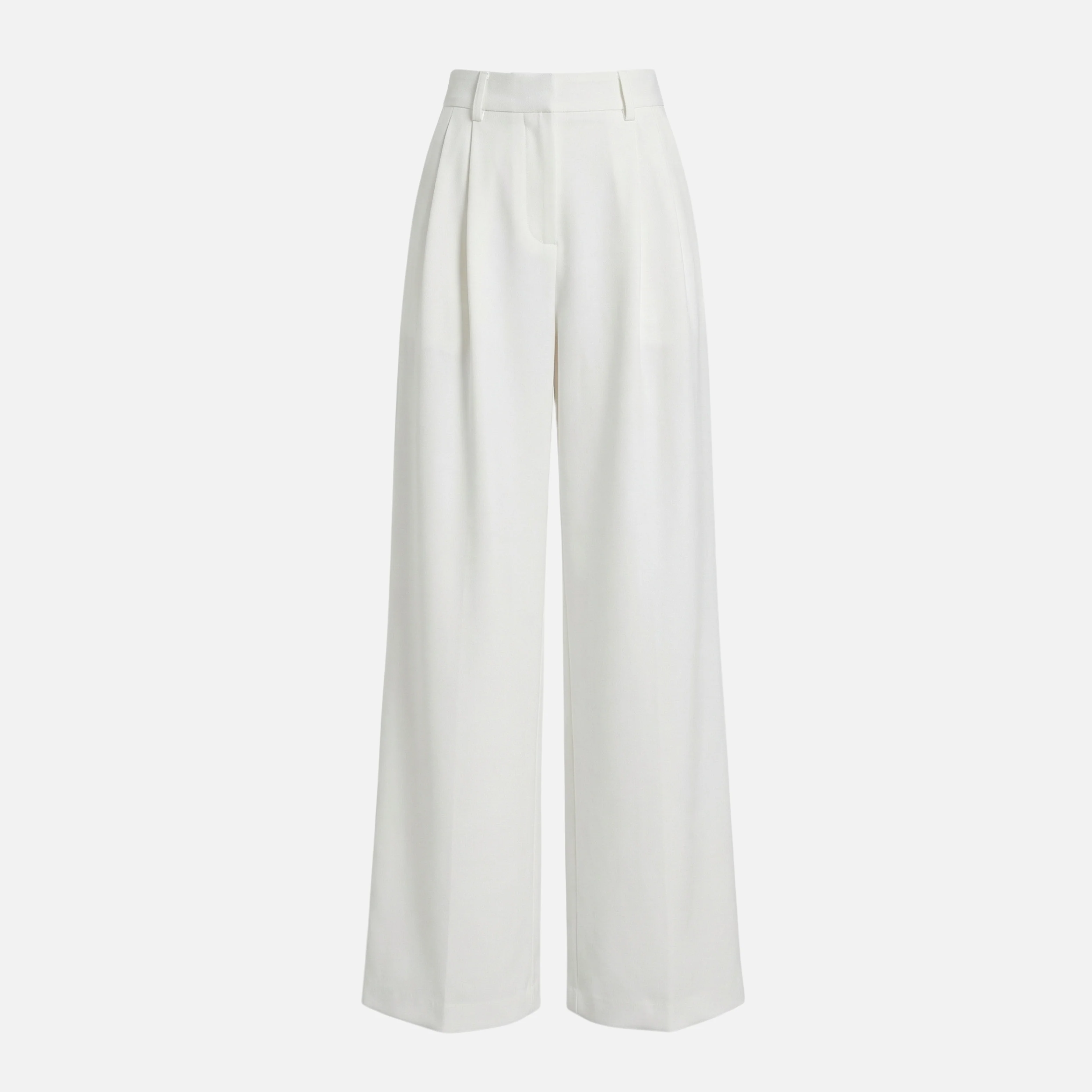 Beate | Damen Hose Relaxed Fit Weites Bein Bundfalten – Wide Leg Bundfalten Hose - Image 10