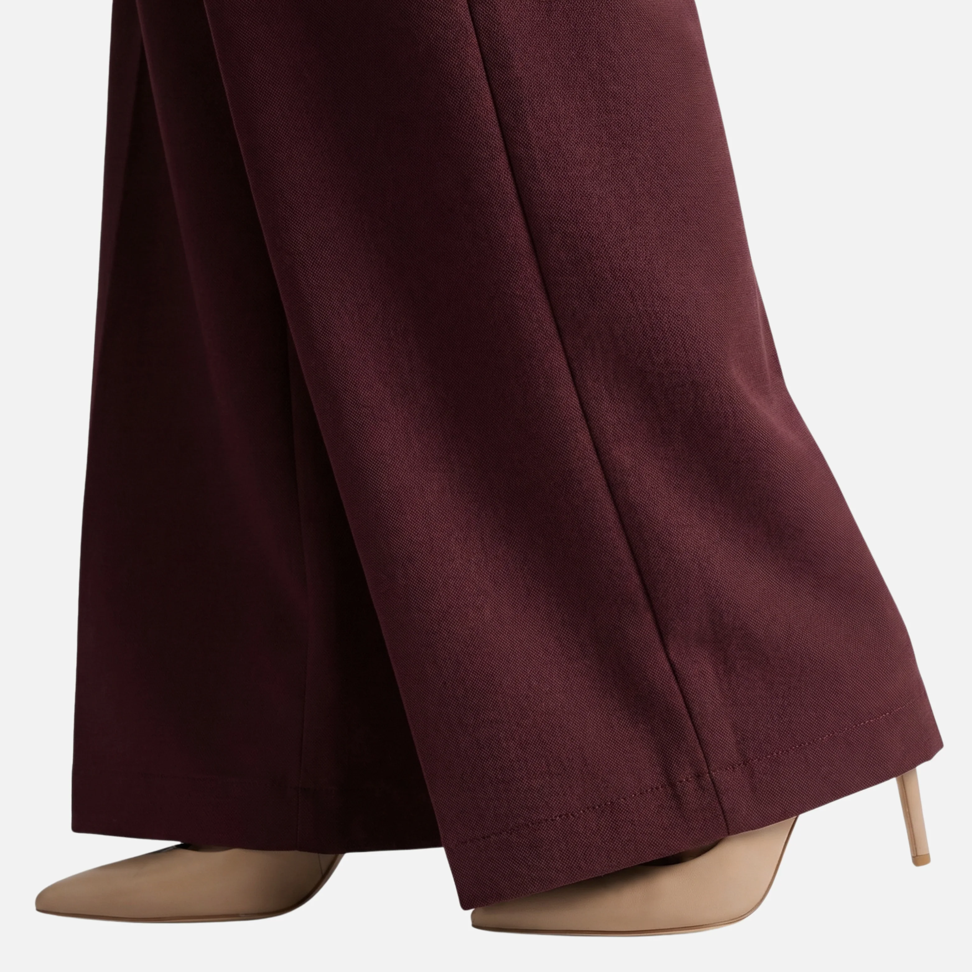 Beate | Damen Hose Relaxed Fit Weites Bein Bundfalten – Wide Leg Bundfalten Hose - Image 5