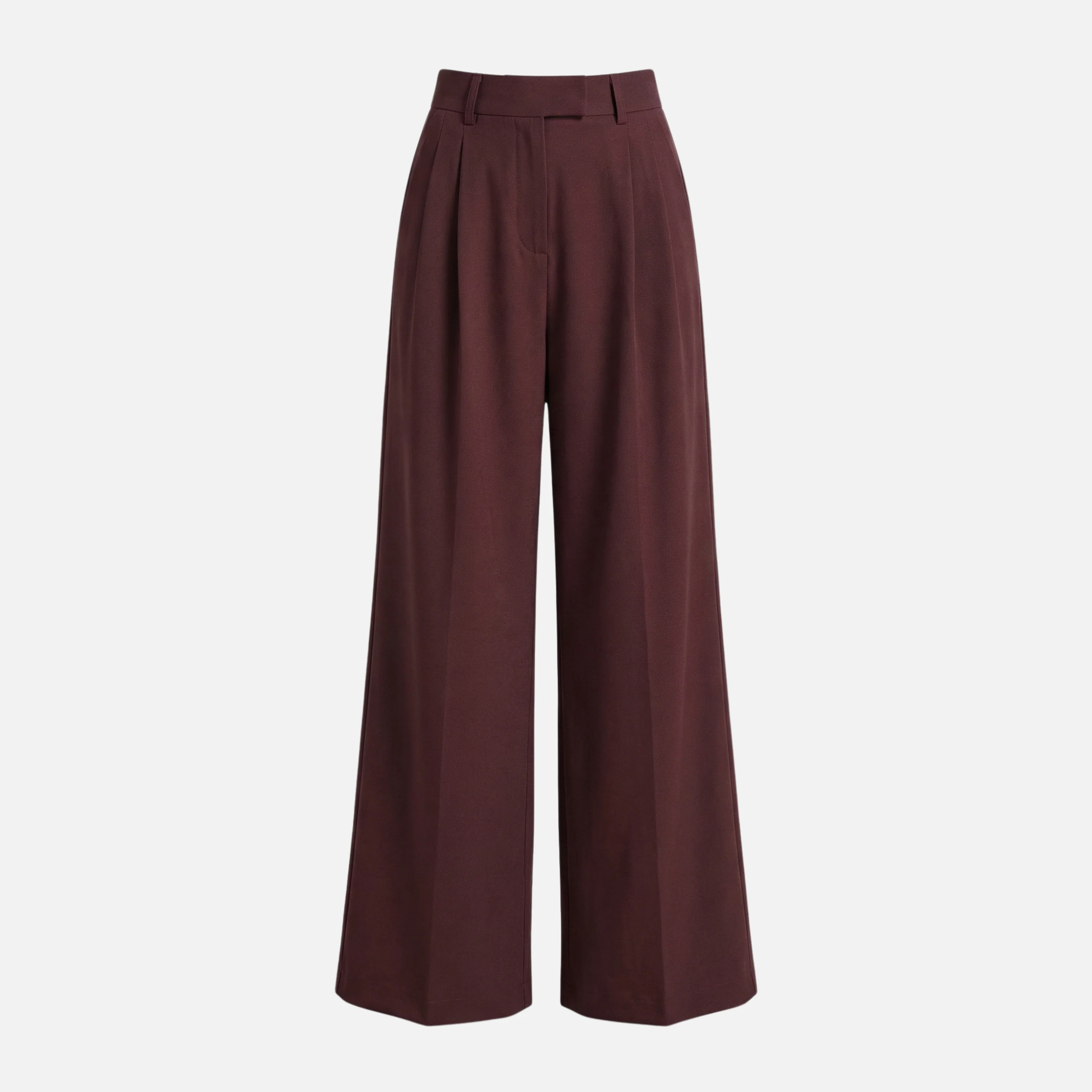 Beate | Damen Hose Relaxed Fit Weites Bein Bundfalten – Wide Leg Bundfalten Hose - Image 8