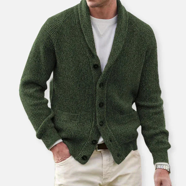 HUBERT - HANDGESTRICKTE STRICKJACKE - Image 3