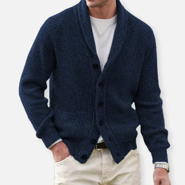 HUBERT - HANDGESTRICKTE STRICKJACKE - Image 4