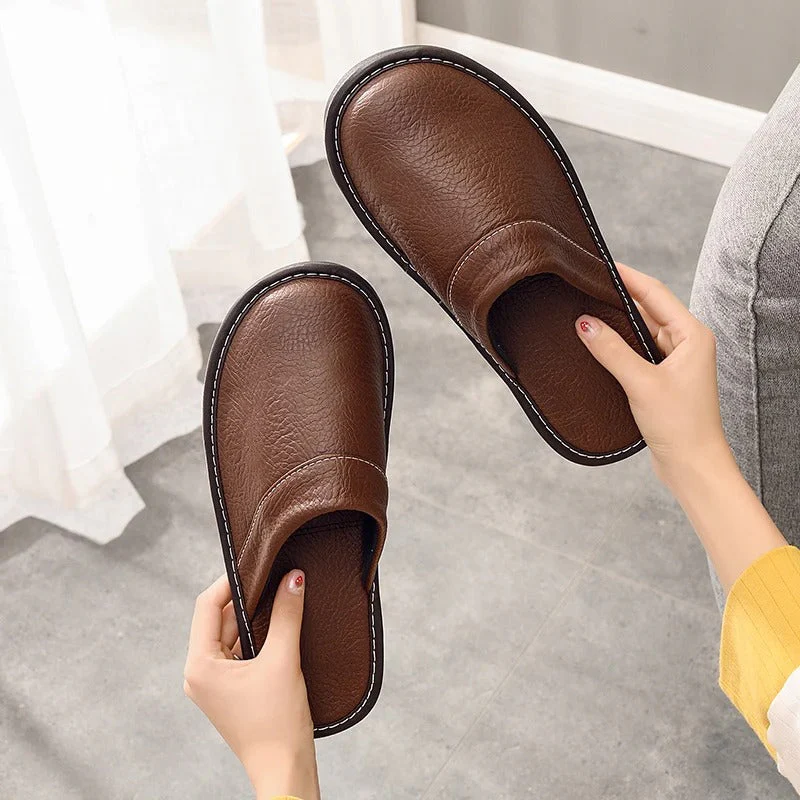 Hugo | Bequeme vegane Lederslippers – Luxus & Entspannung - Image 4