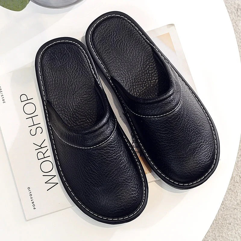 Hugo | Bequeme vegane Lederslippers – Luxus & Entspannung - Image 5