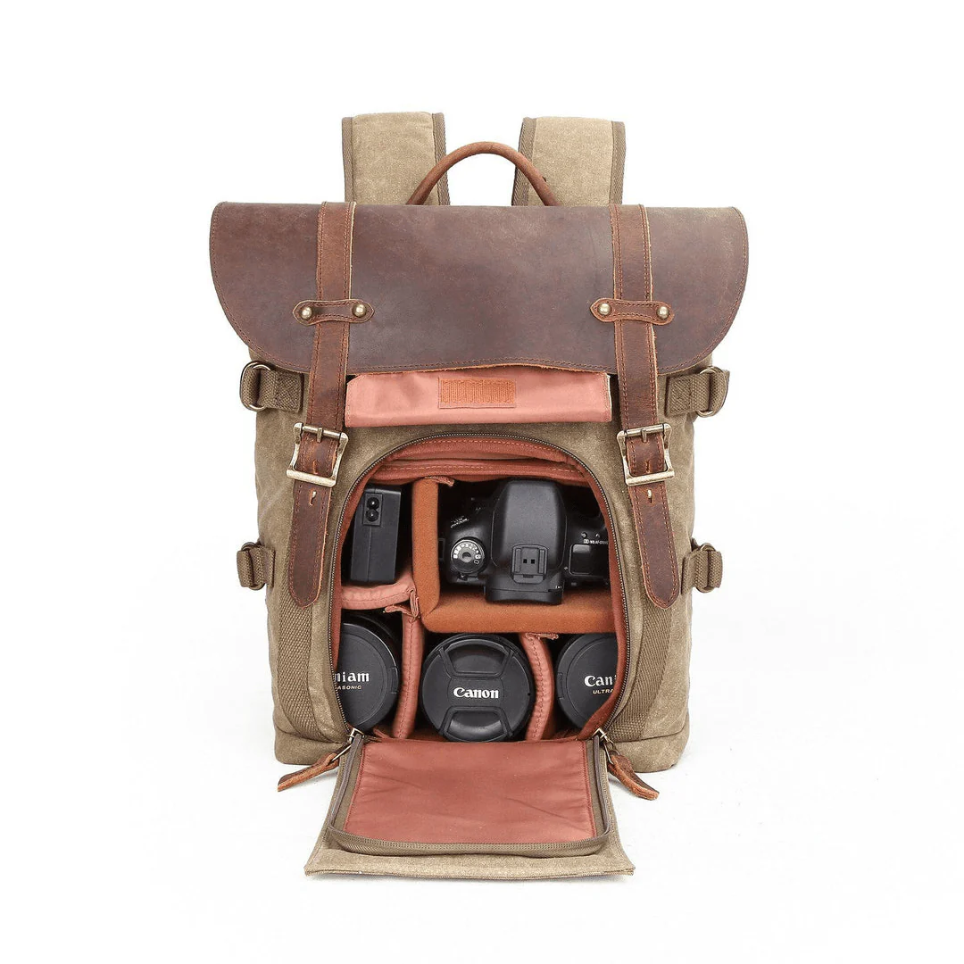 Huxley Vintage Kamera-Rucksack - Image 3