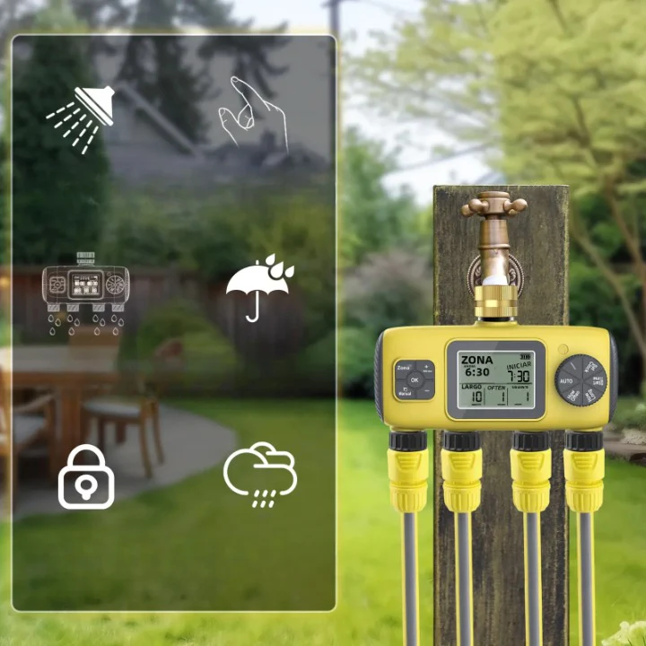 HydroVista - 4-Zonen Digital-Wassersystem mit LCD-Bildschirm und IPX7 Wasserfestes Smart-Ventilsystem - Image 5