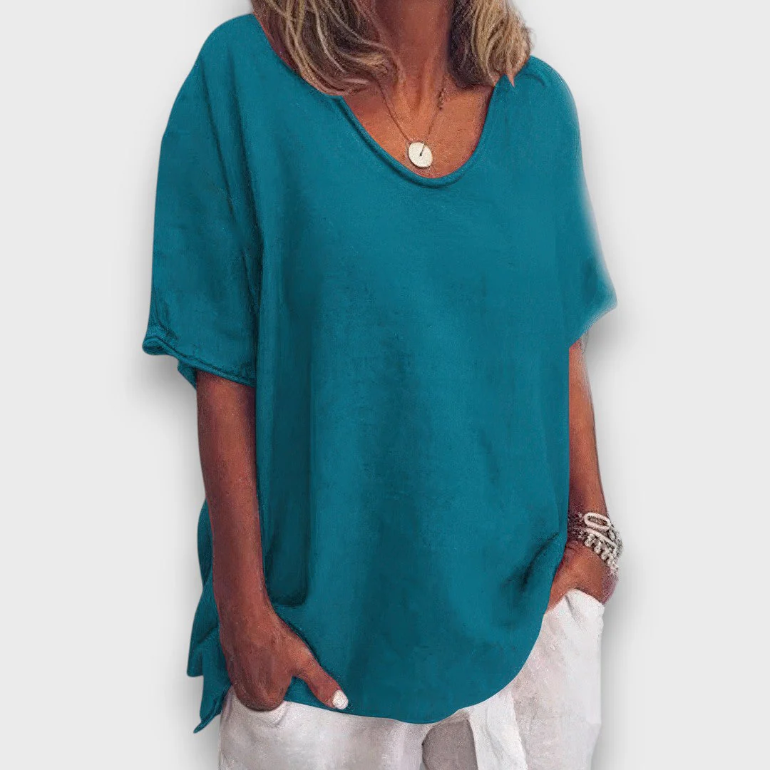 Ilyana – Schlichte Oversize-Bluse für jeden Tag - Image 4