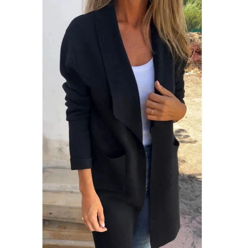 IMKE - LANGER CARDIGAN MIT OFFENEM SCHNITT - Image 2