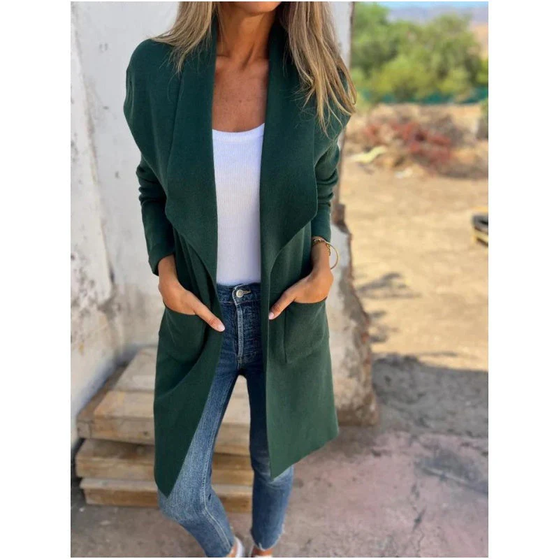 IMKE - LANGER CARDIGAN MIT OFFENEM SCHNITT - Image 6