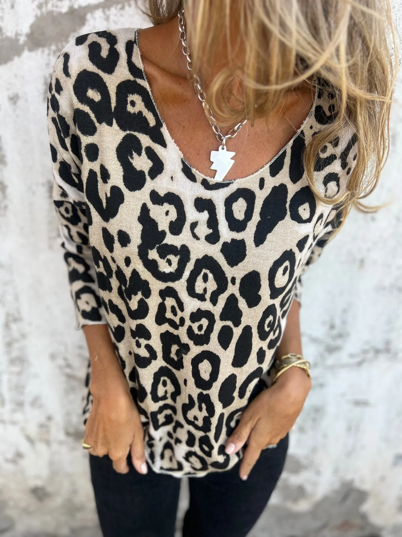 INA - PULLOVER MIT ANIMALPRINT - Image 13