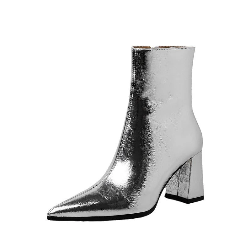 Inez Metallic-Stiefeletten - Image 3