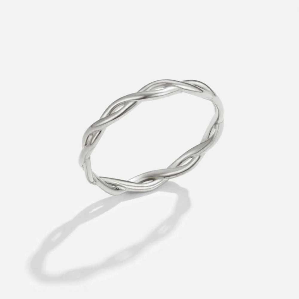 Infinity 18K Silber Dreh-Ring - Image 2