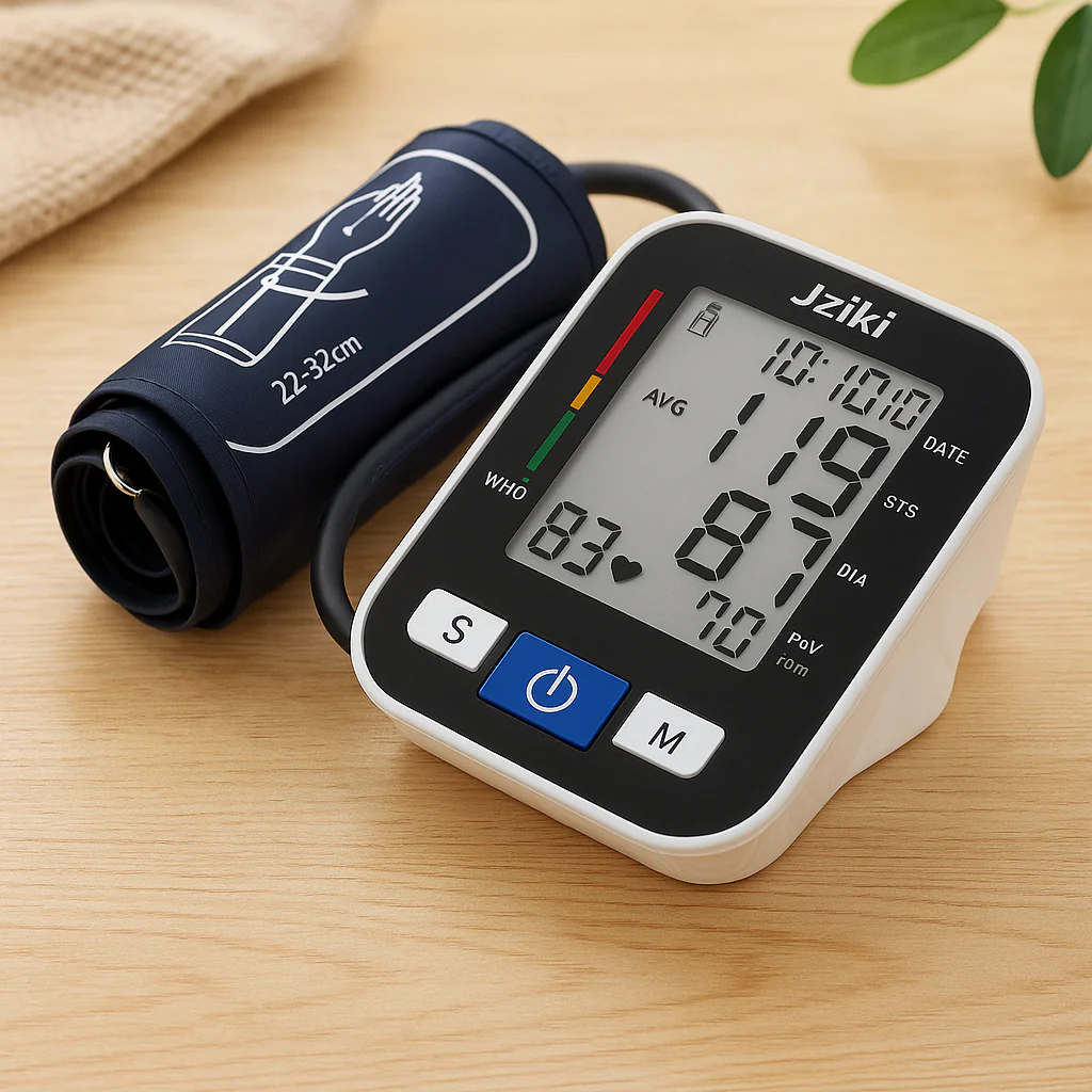 Intelligenter digitaler Blutdruckmesser mit Pulsregistrierung – Oberarmmanschette - Image 2