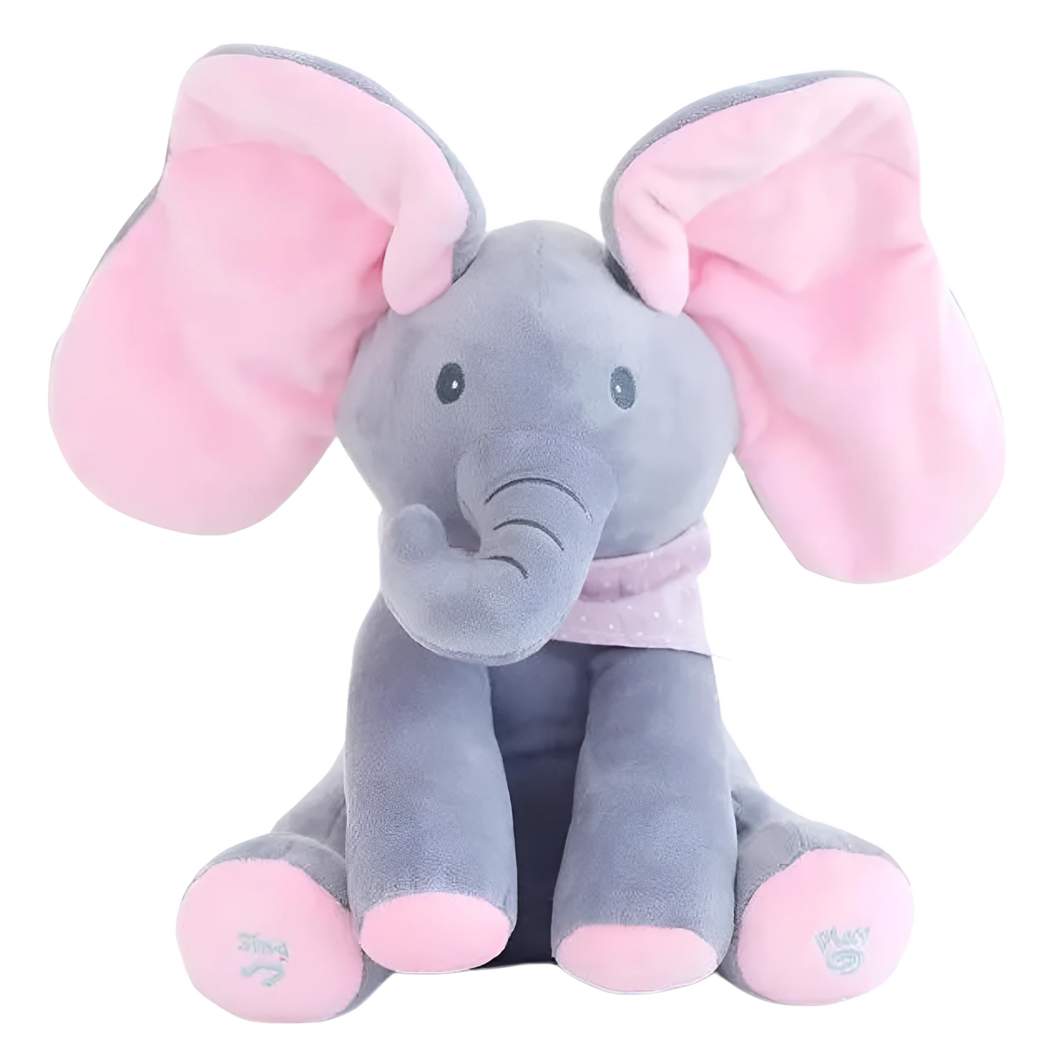 Interaktiver Plüschelefant – Weiches Stofftier mit Musik und Bewegung für Kinder