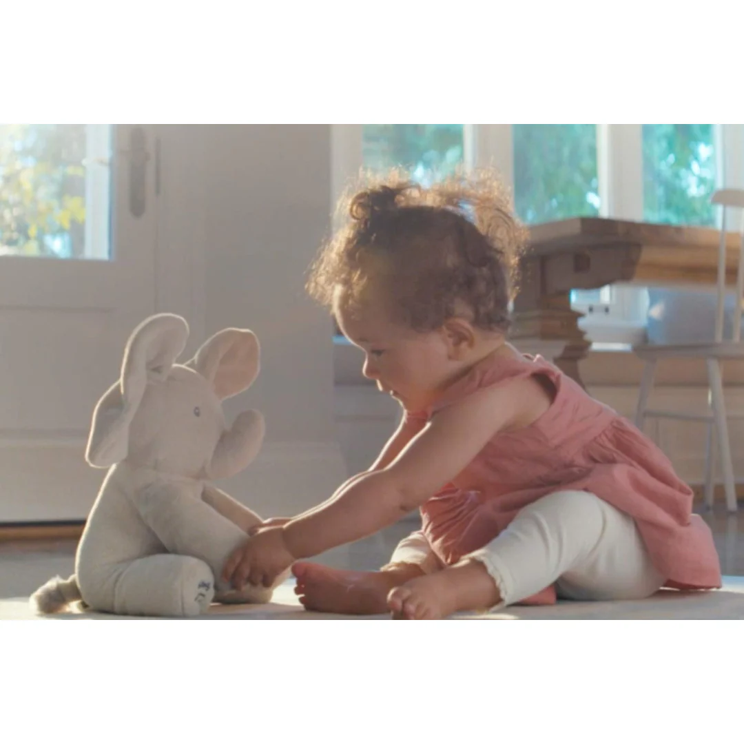 Interaktiver Plüschelefant – Weiches Stofftier mit Musik und Bewegung für Kinder - Image 3