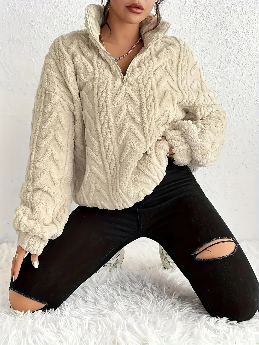 IRMA - PULLOVER MIT REISSVERSCHLUSS - Image 7