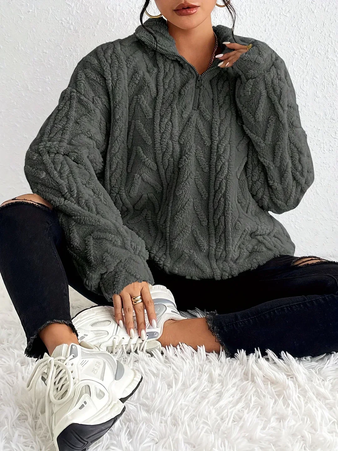 IRMA - PULLOVER MIT REISSVERSCHLUSS - Image 9