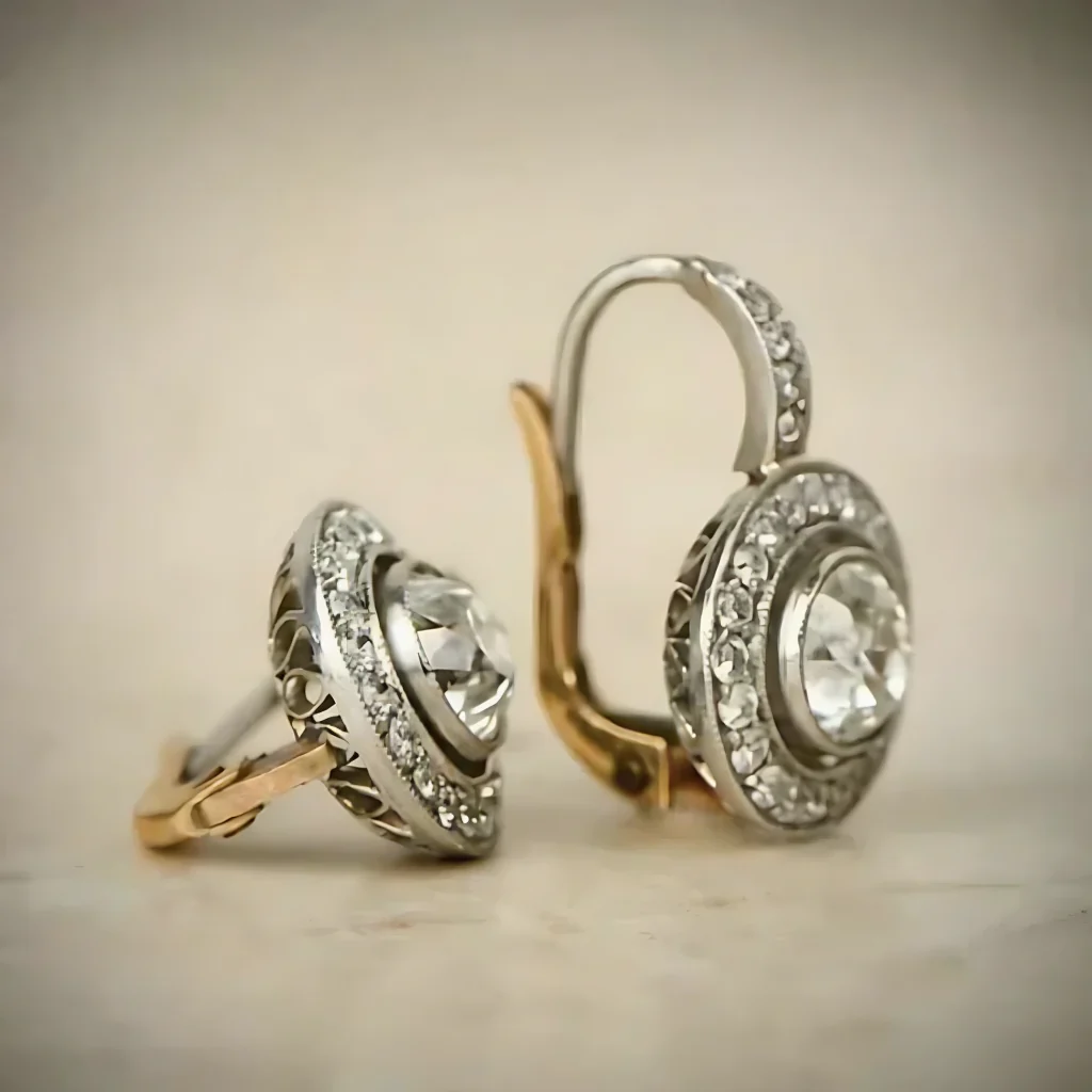 Irmelin – Vintage Glanz-Ohrringe
