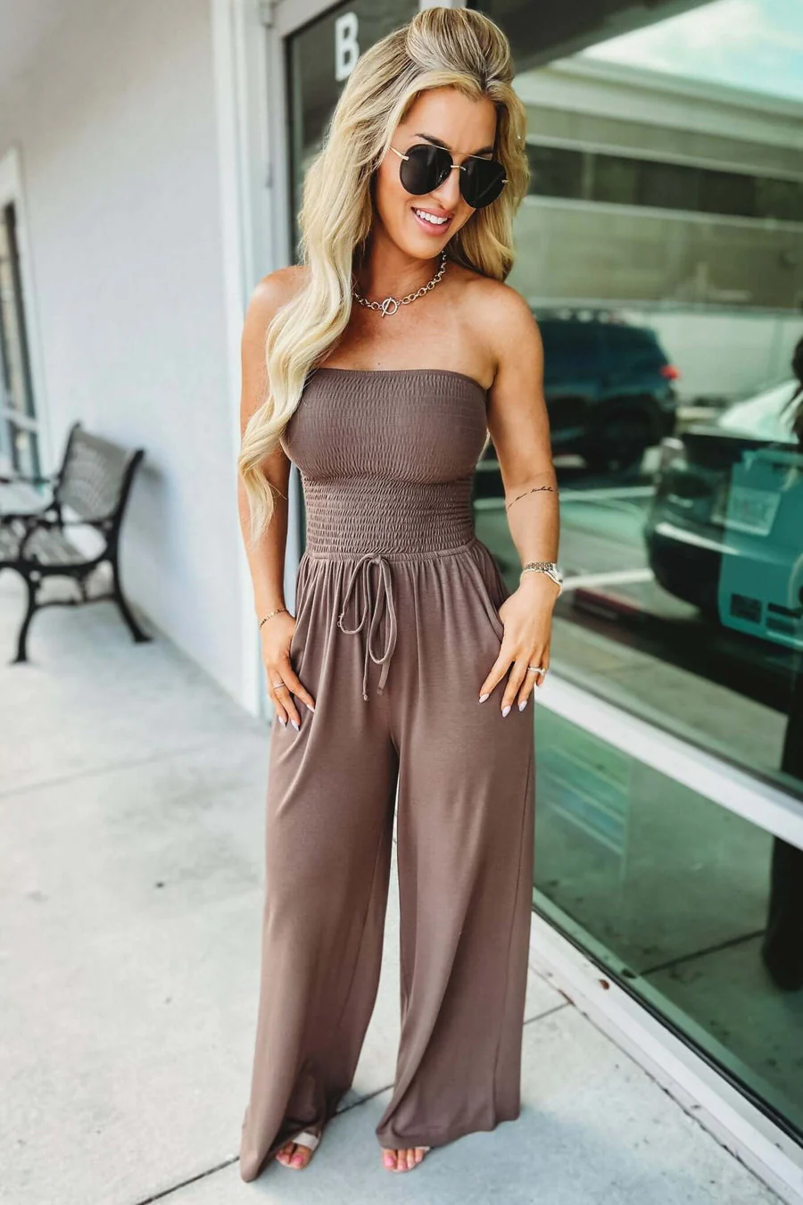 IRMGARD - SCHULTERFREIER JUMPSUIT - Image 35
