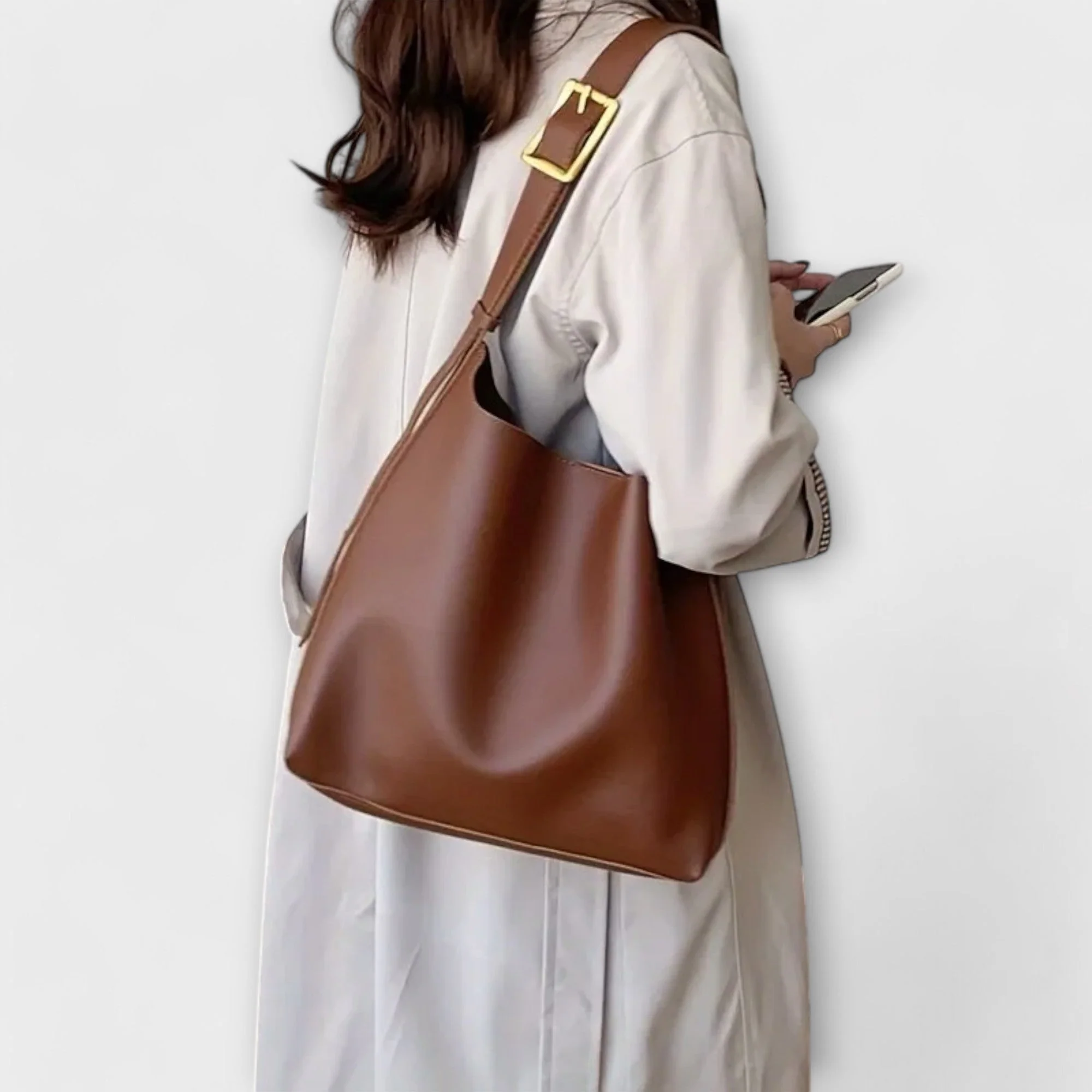 Isidore – Elegante Lederschultertasche - Image 2