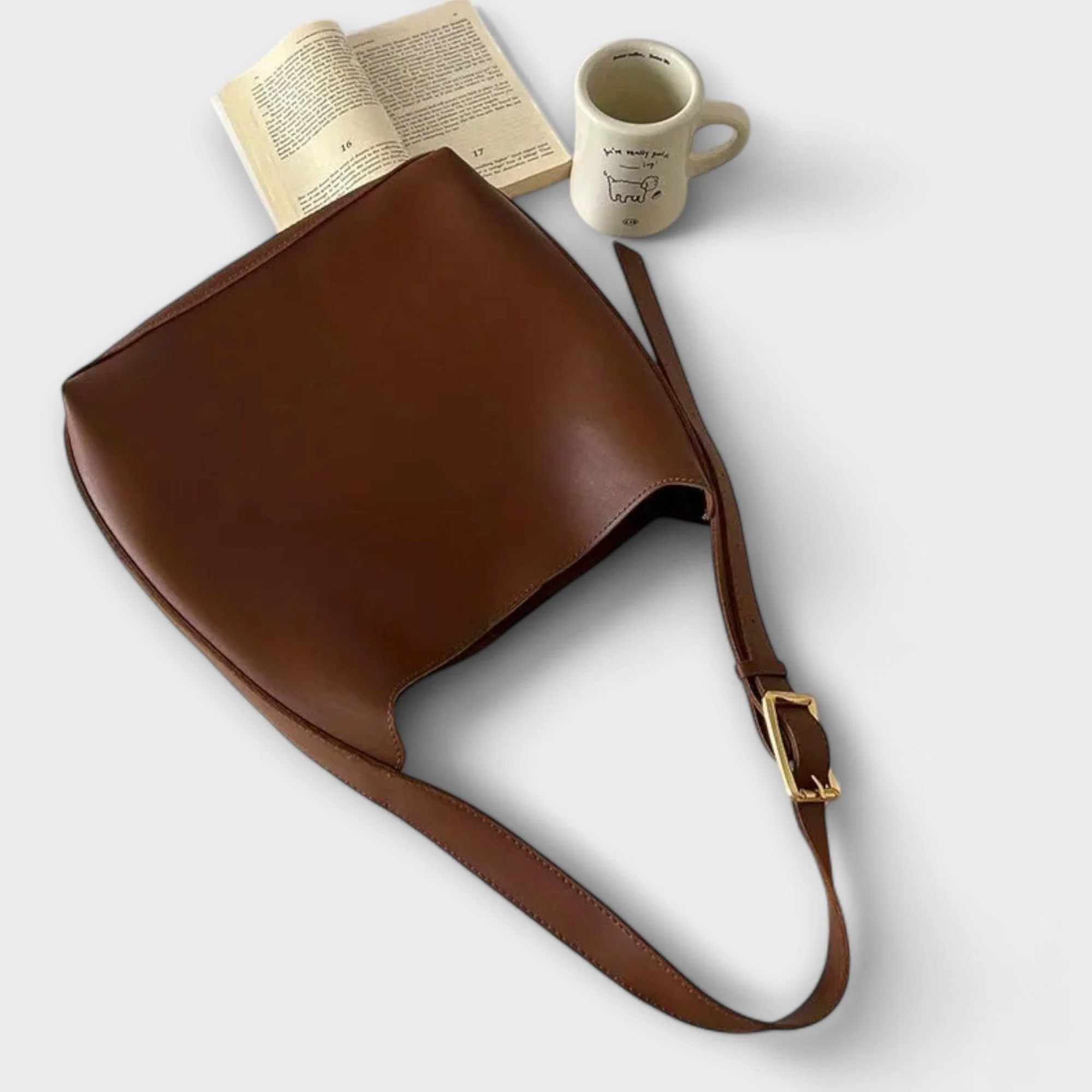 Isidore – Elegante Lederschultertasche - Image 5