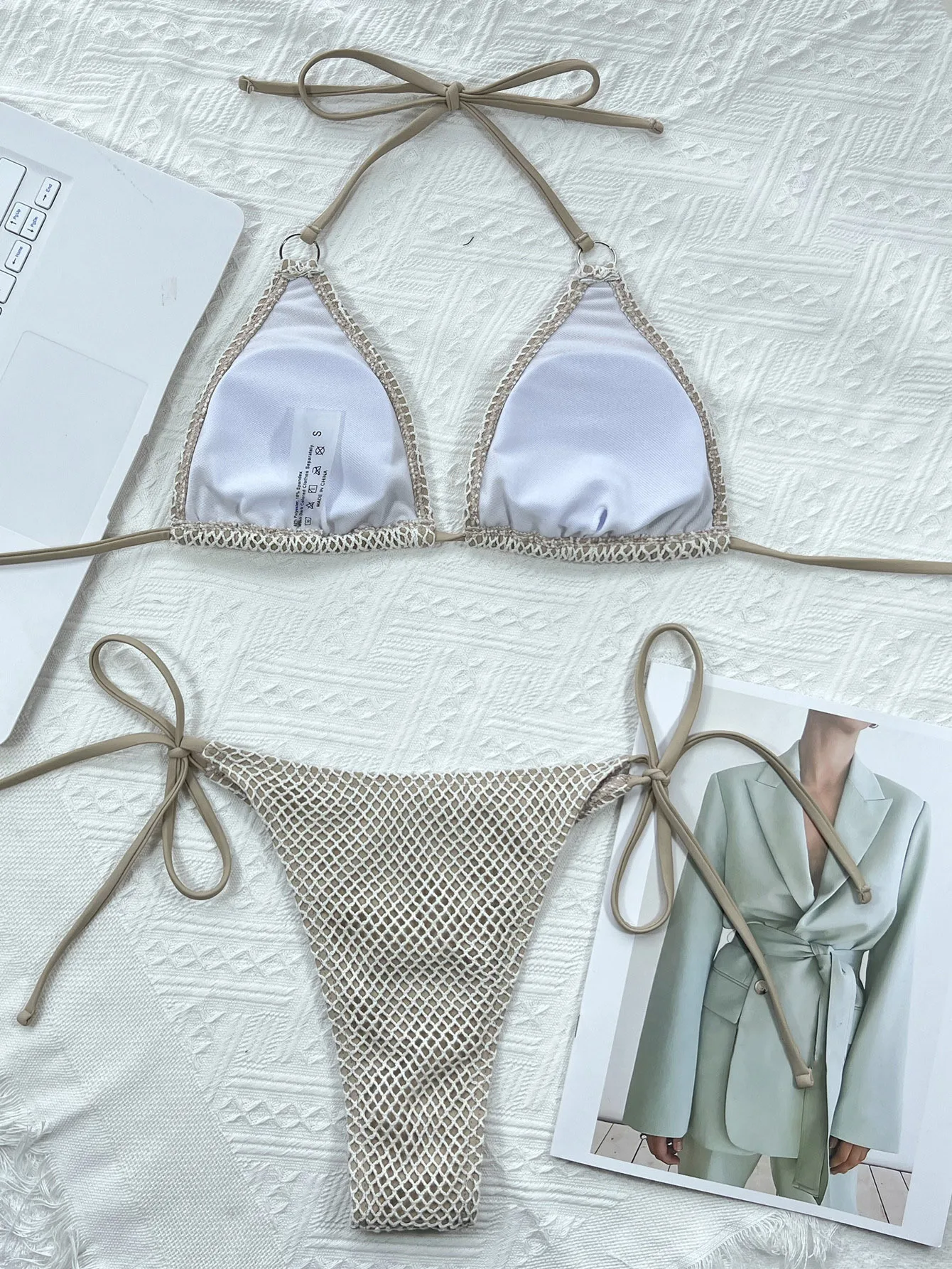 Isla | Gefütterter Netzbikini - Image 5