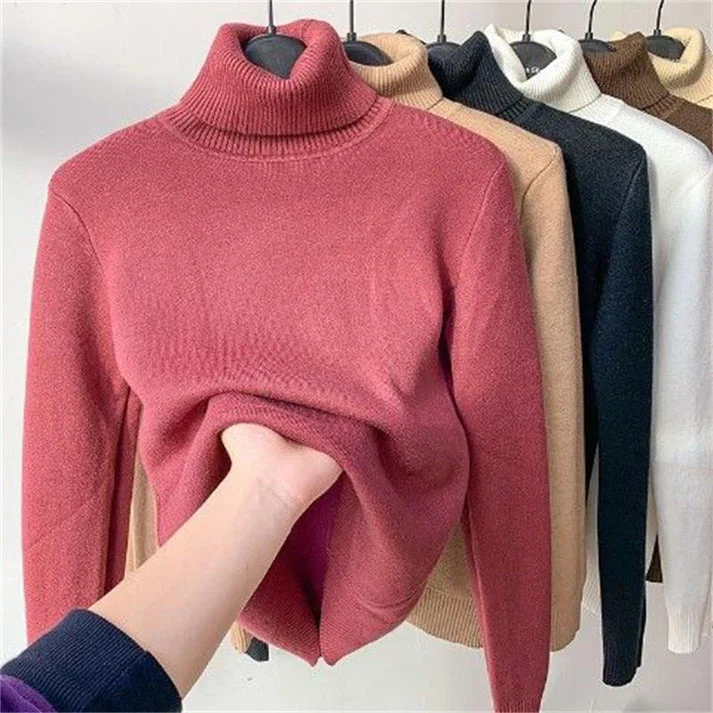 ISOLDE - ENGANLIEGENDER ROLLKRAGENPULLOVER - Image 6