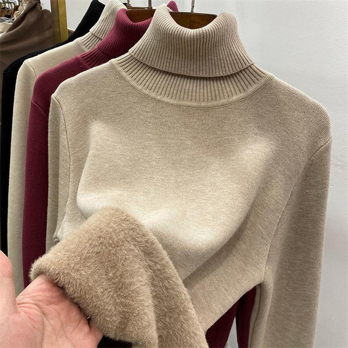 ISOLDE - ENGANLIEGENDER ROLLKRAGENPULLOVER - Image 7