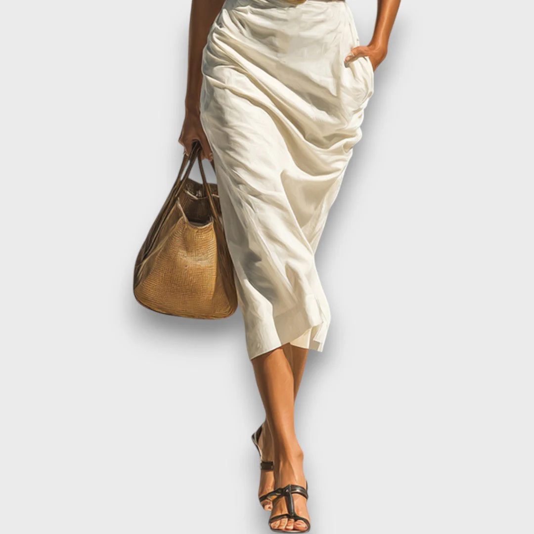 Isolde – Midi-Kleid mit kurzen Ärmeln - Image 4
